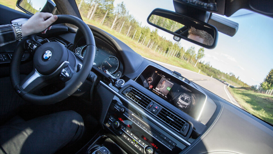 Interiøret er veldig likt det du finner i for eksempel X5/X6 - altså bare minimalt annerledes fra enhver annen BMW.