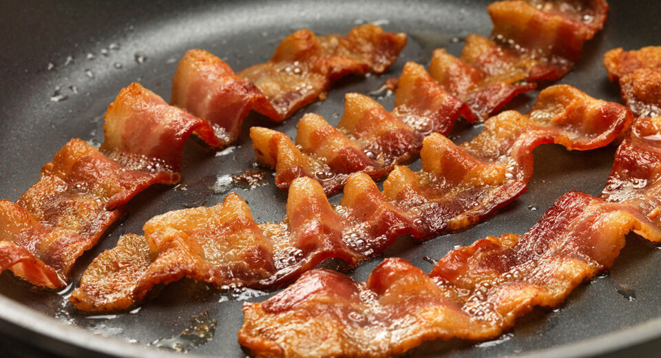SPRØSTEKT BACON: Dette bildet er til å få vann i munnen av!