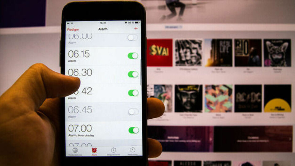 Slik får du 30 millioner låtvalg til iPhone-alarmen