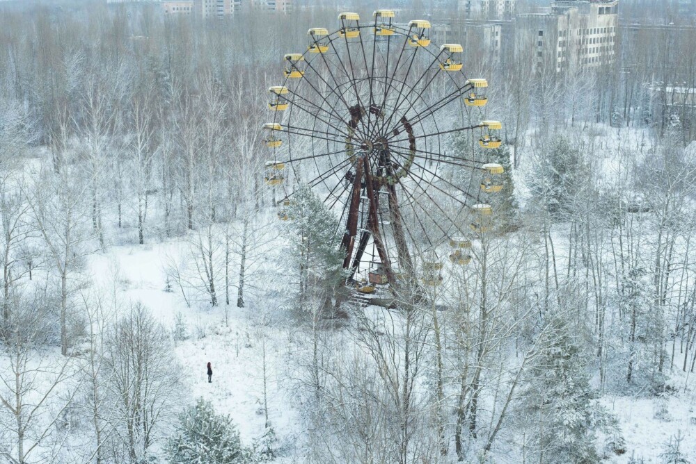 CHILD DREAM: Den siste dagen i Pripyat. De siste tre dagene spurte jeg meg selv hvordan jeg skulle fange det berømte pariserhjulet fra et nytt og originalt perspektiv.