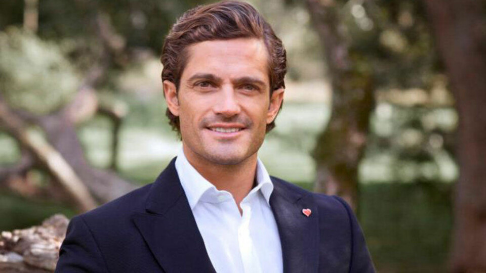 Prins Carl Philip med ny design