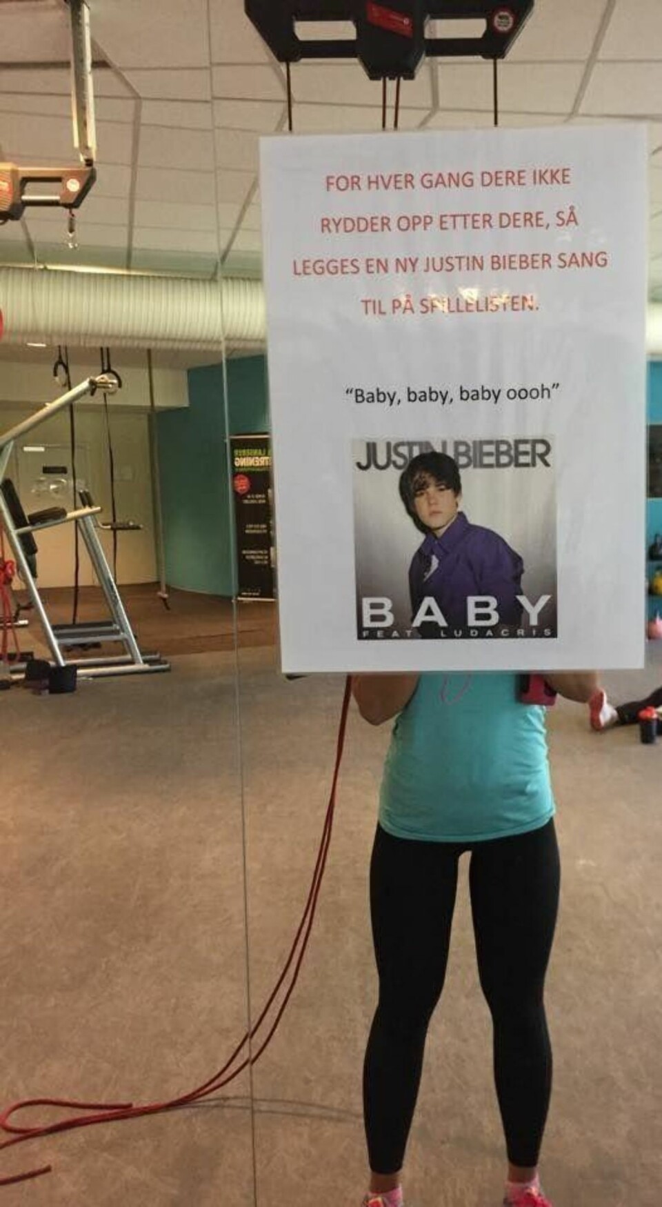 Truer med Justin Bieber for å få folk til å rydde etter seg