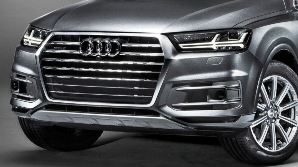 AUDI SATSER ELEKTRISK: Audi planlegger en ny, elektrisk SUV – som vil bli en direkte konkurrent til Tesla Model X. Designen er ikke avduket ennå, dette bildet er en illustrasjon.