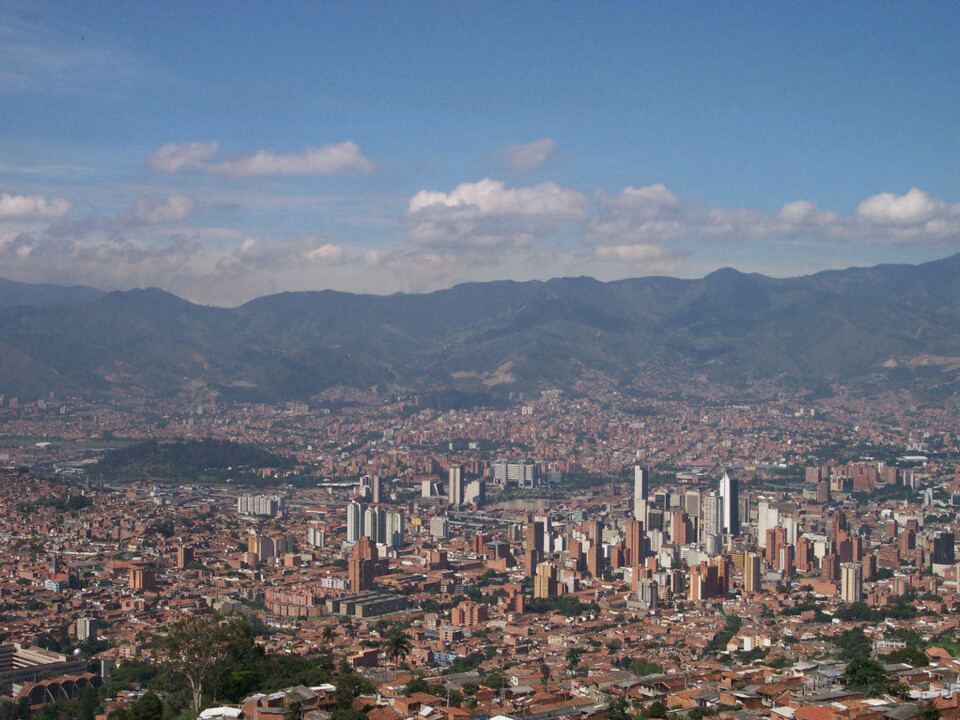 MILLIONBY: Medellín er en millionby som vokste seg stor på 1950-tallet. I etterkant har byen kanskje blitt mest kjent for å være Pablo Escobars hjemby.