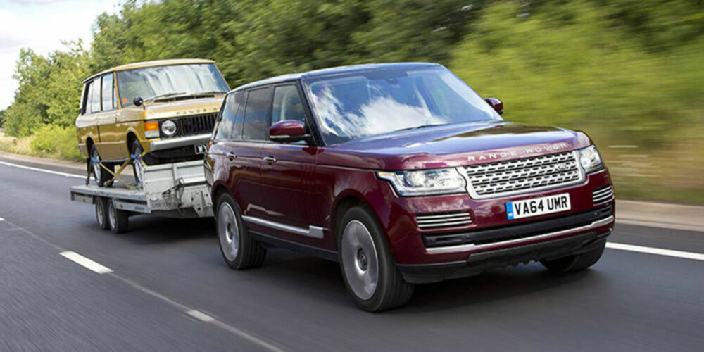 Tunge lass kan gi skumle situasjoner i trafikken, den saken jobber Land Rover med.