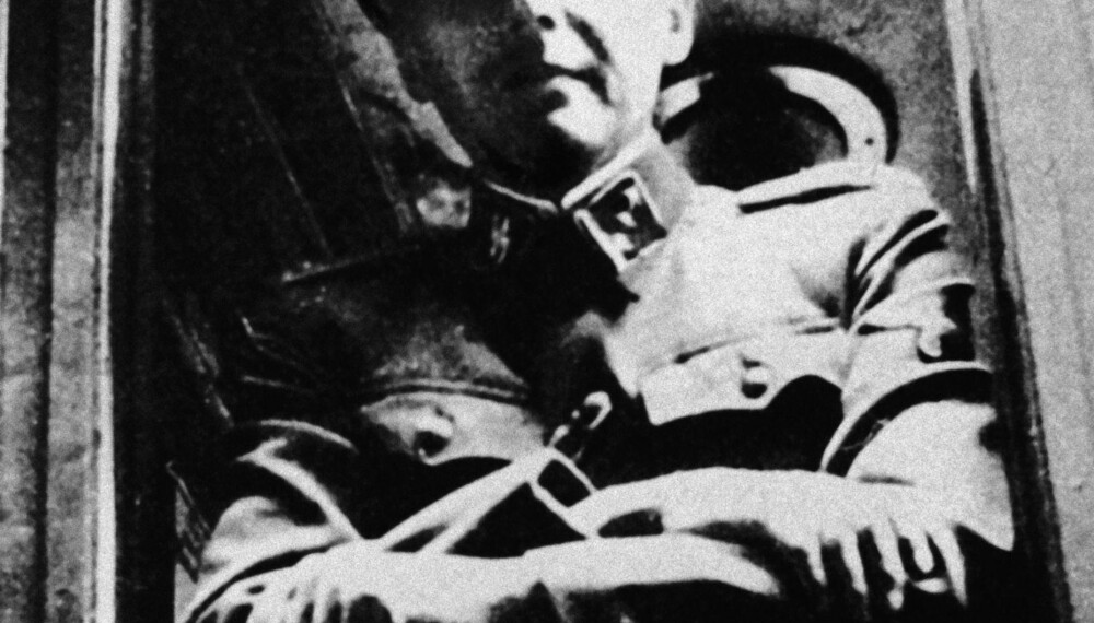 Josef Mengele i sin SS-uniform.