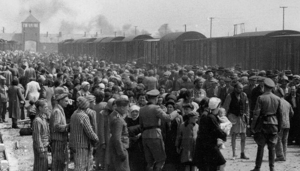 <b>DØDSDOM:</b> «Die Selektion» av østerrikske jøder i Auschwitz-II (Birkenau) i mai/juni 1944.