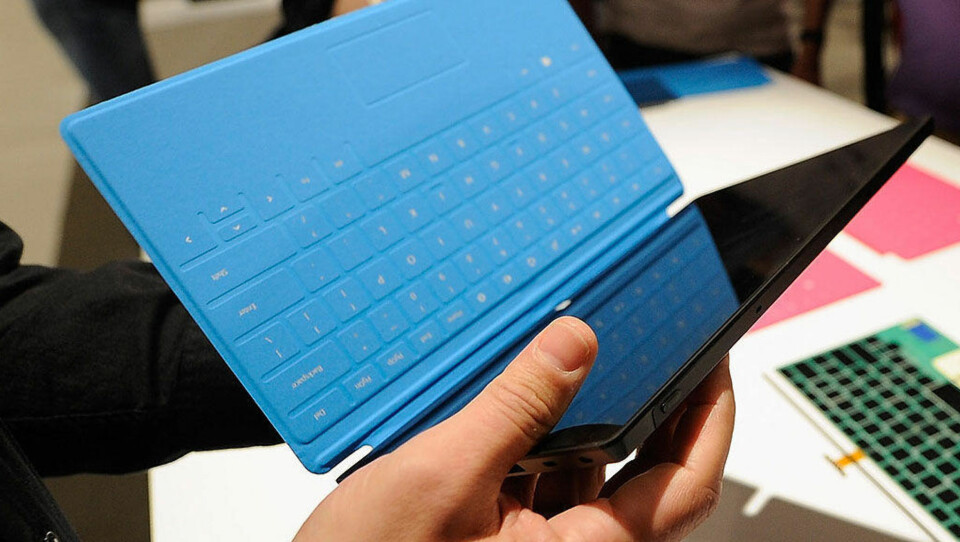 Microsoft Surface i første versjon.