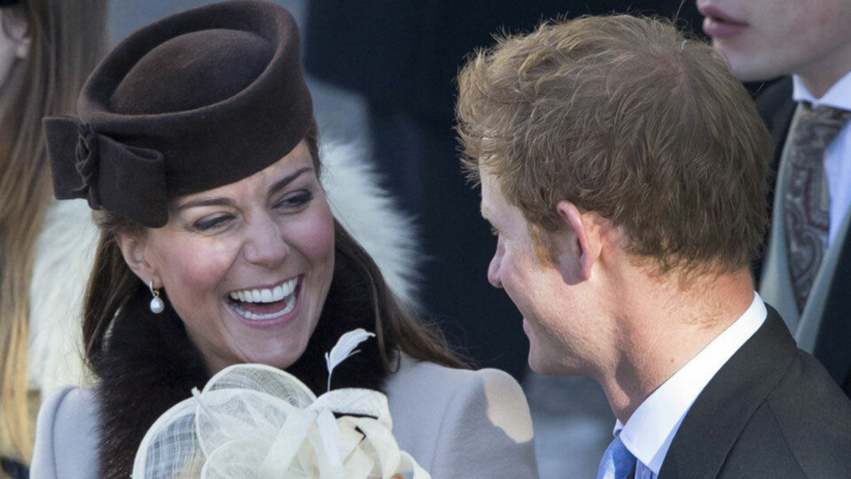 Kate og Harry koste seg i bryllup