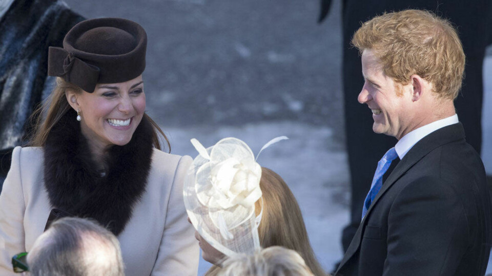 Kate og Harry koste seg i bryllup