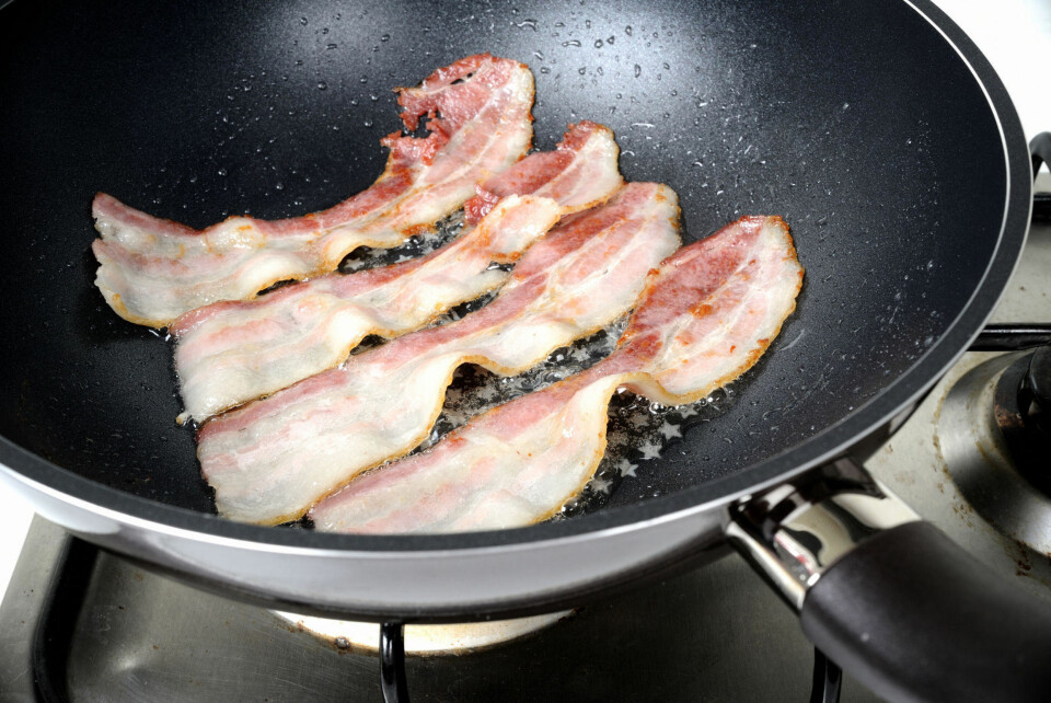 Går du for svinebacon eller kyllingbacon i panna?