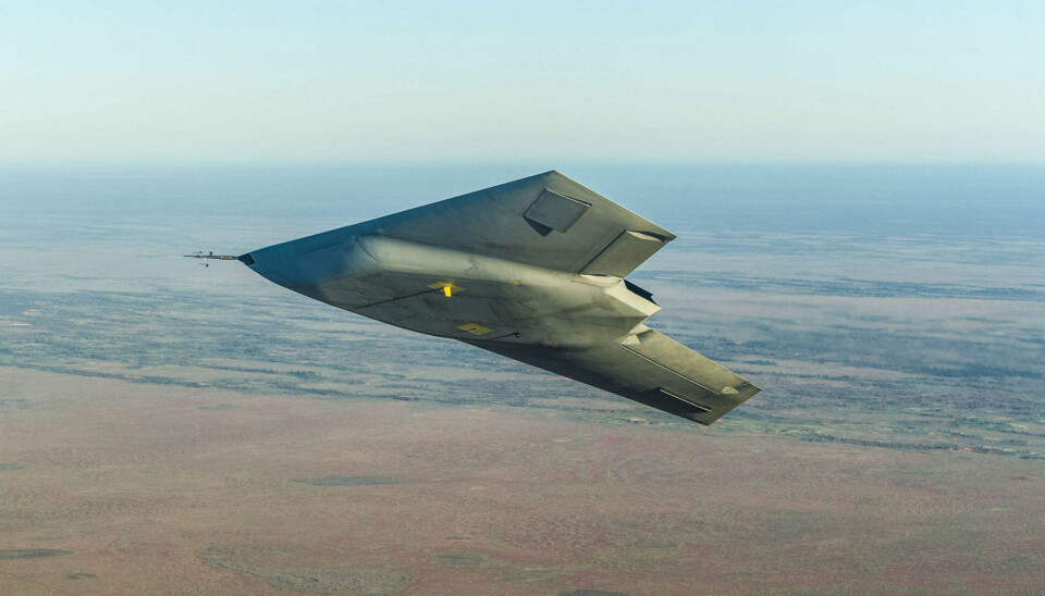 STEALTH: Den britiskutviklede kampdronen Taranis er bygget etter stealthprinsipper som gjør den vanskelig å se på radar. Når flyet attpåtil beveger seg raskere enn lyden, kan våpenet være over fienden før de har sjans til å oppdage det.
