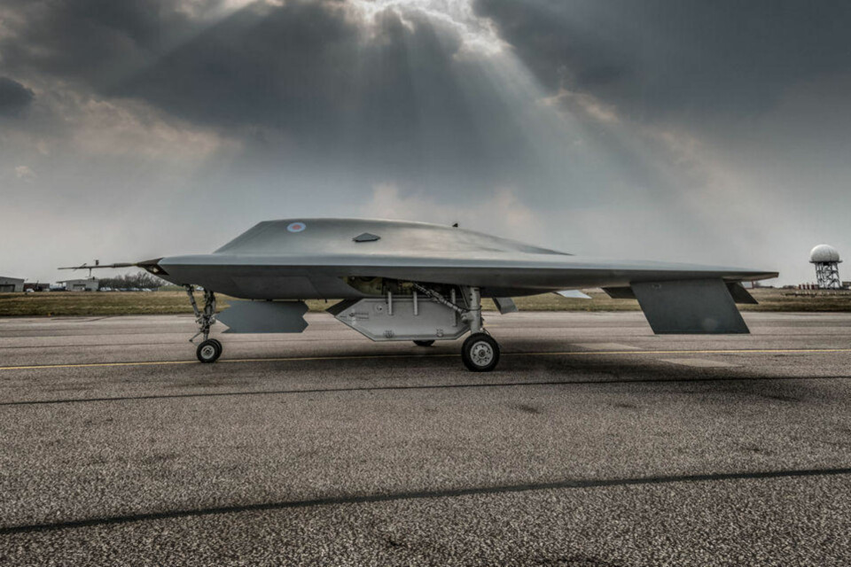 LANG REKKEVIDDE: Rekkevidden til Taranis skal være 'interkontinental'. Dronen når fint Norge fra flybaser i England.
