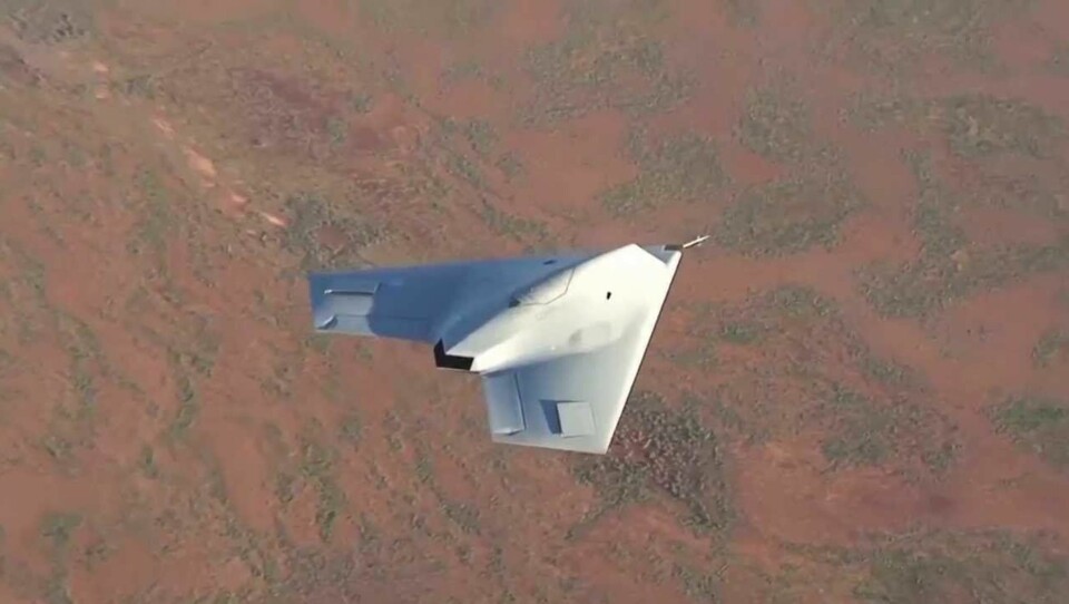 TARANIS: Dronevåpenet er kalt opp etter en tordengud. Her ser vi det ovenfra.