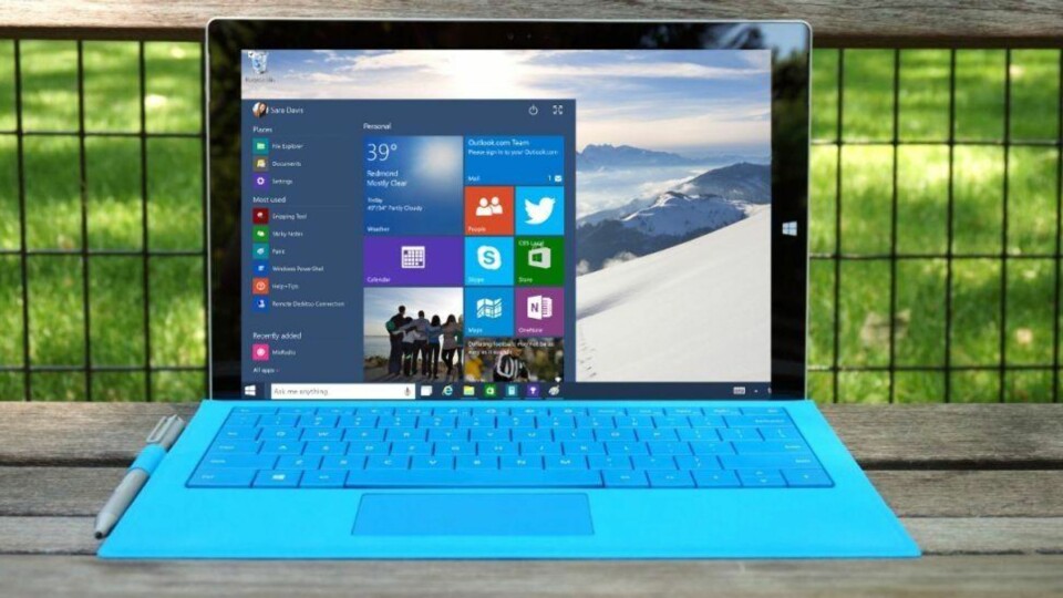 En mockup av hvordan Surface Pro 4 kan bli seende ut.