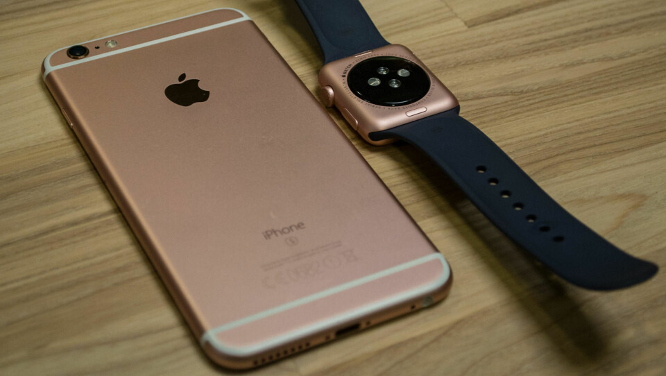 Apple kaller det 'rosegull', men det er lyseosa.