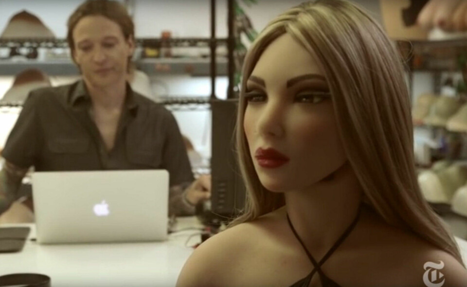 UTVIKLER SEXROBOT: Matt McMullen er blant dem som utvikler en sexrobot. Du kan se et videoinnslag om hans prosjekt lenger nede i saken.