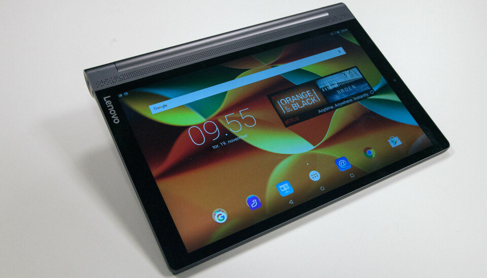 Nettbrettet kjører Android 5.1 Lollipop med et Lenovo-modifisert brukergrensesnitt.