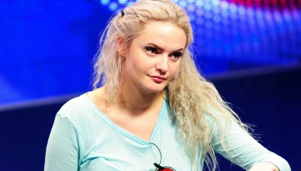 SISTE KVINNE: Silje Nilsen er eneste kvinne på finalebordet. Hun ligger i skrivende stund på andreplass. Vinneren kåres i kveld.