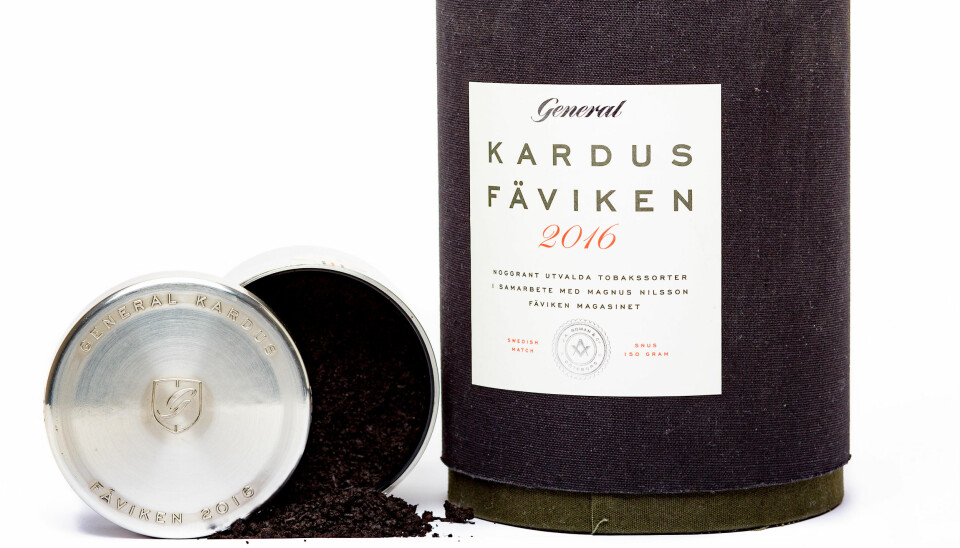 DYR: 1200 kroner for 150 gram er hva du må ut med dersom du vil prøve «verdens dyreste snus».