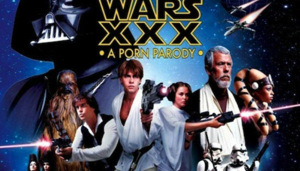 POPULÆR: Det er blitt laget mange pornoparodier av «Star Wars»-filmene opp gjennom årene. Her et bilde av coveret til en versjon som kom i 2012.