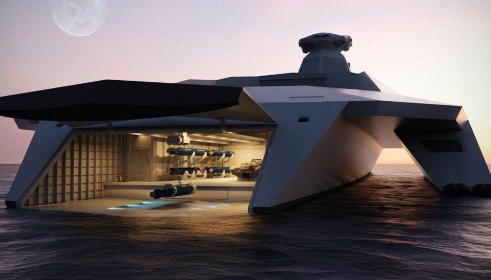 Stealth-krigsskipet Dreadnought 2050 skal ta knekken på alt og alle