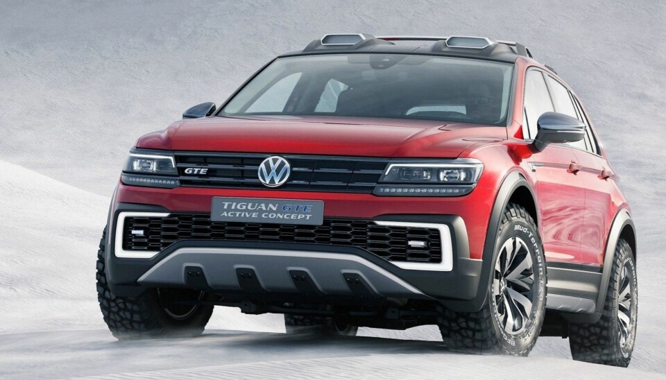 Tiguan GTE Active Concept skiller seg virkelig ut