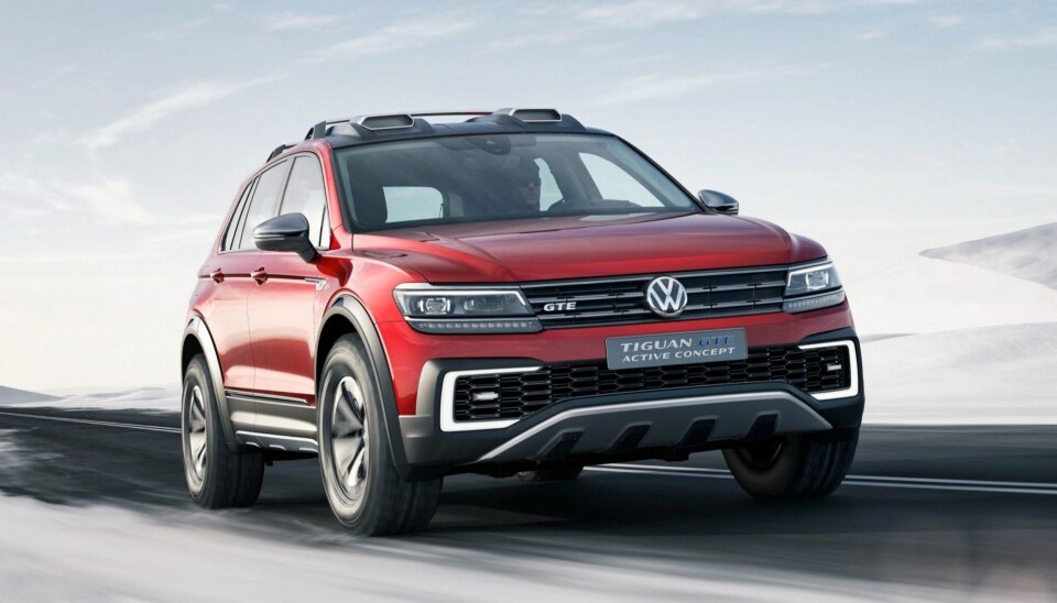 Tiguan GTE Active Concept skiller seg virkelig ut
