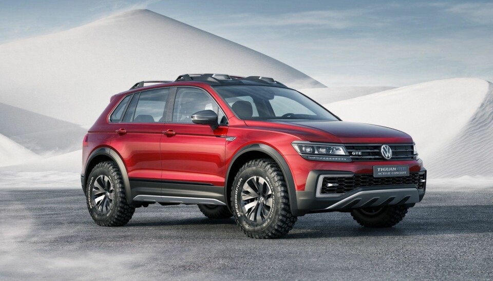 Tiguan GTE Active Concept skiller seg virkelig ut
