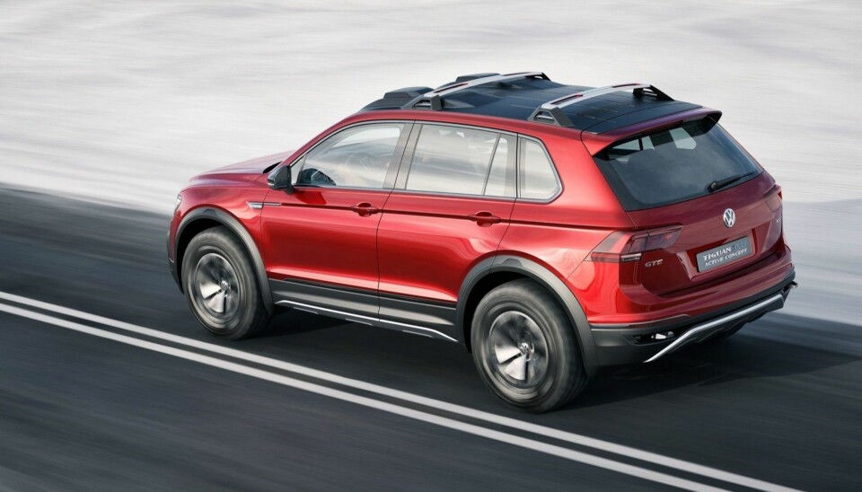 Tiguan GTE Active Concept skiller seg virkelig ut