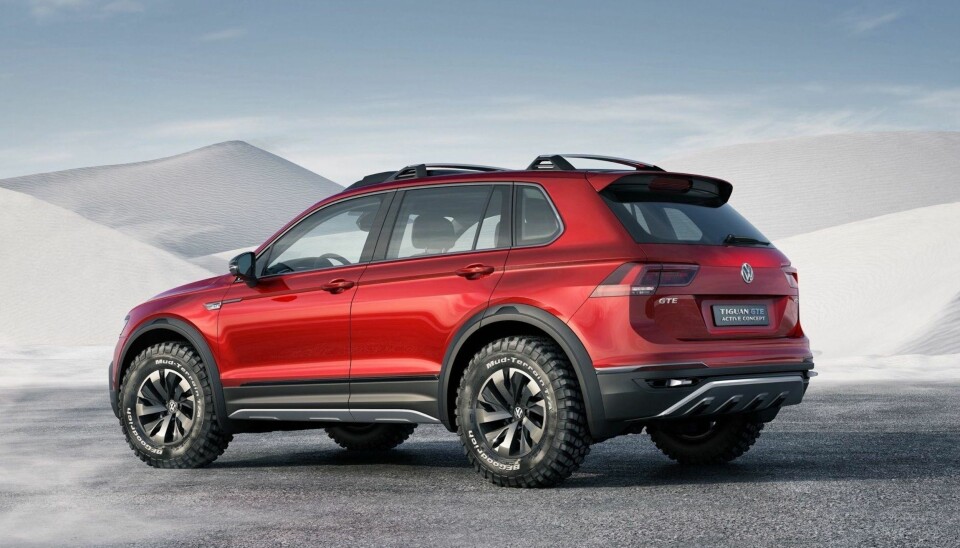 Tiguan GTE Active Concept skiller seg virkelig ut