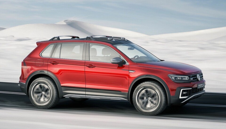 Tiguan GTE Active Concept skiller seg virkelig ut