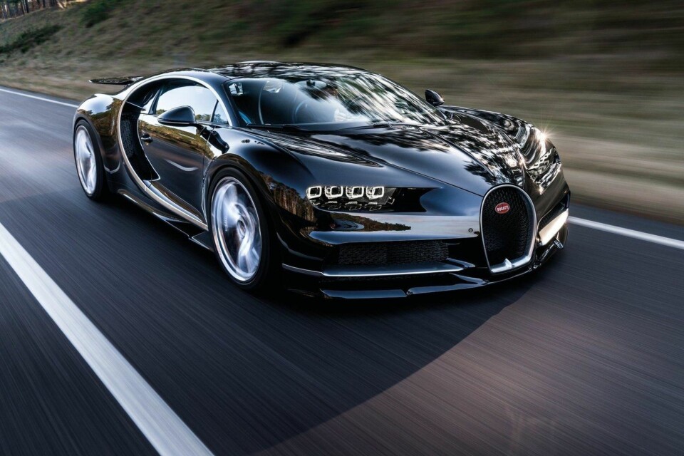 Med Bugatti Chiron Bugatti flytter grensene igjen, her er bilen som både er sterkest, raskest og mest eksklusiv.