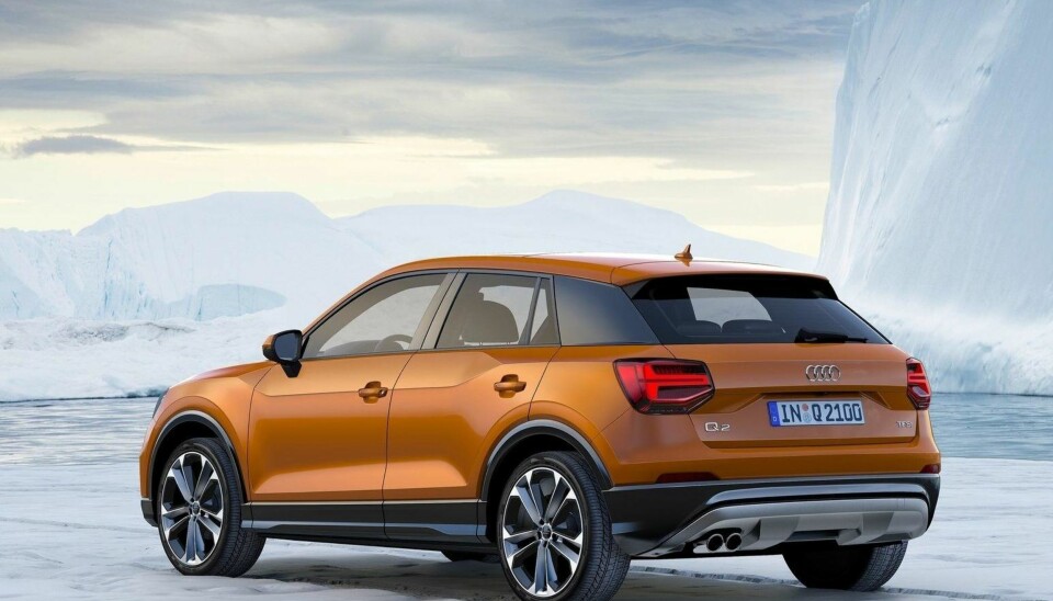 STRAM I DESIGNET: Stramme og skarpe linjer preger Audi Q2.