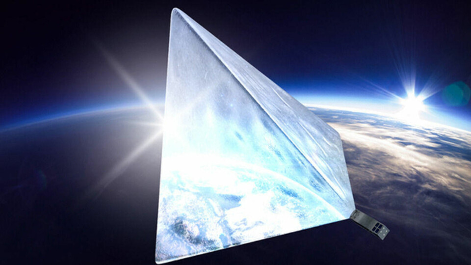 VIL ALLTID SYNES: Den russiske satellitten Mayak (som betyr fyrtårn) skal gå i bane 600 kilometer over bakken, på denne høyden vil satellitten alltid befinne seg i sollys.