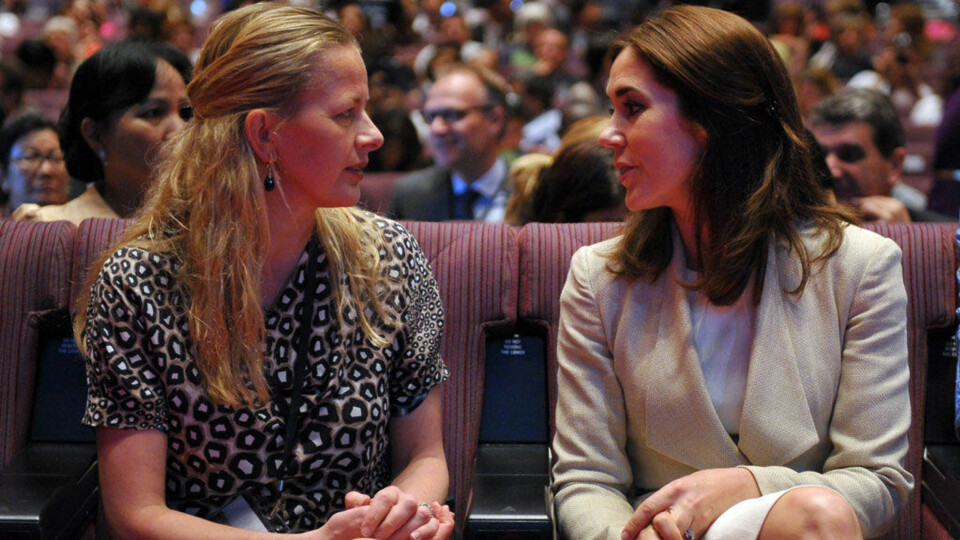 Prinsens enke inkognito i kongelig bursdag