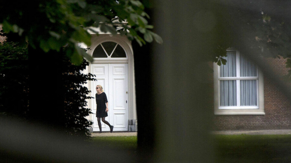 Prinsens enke inkognito i kongelig bursdag