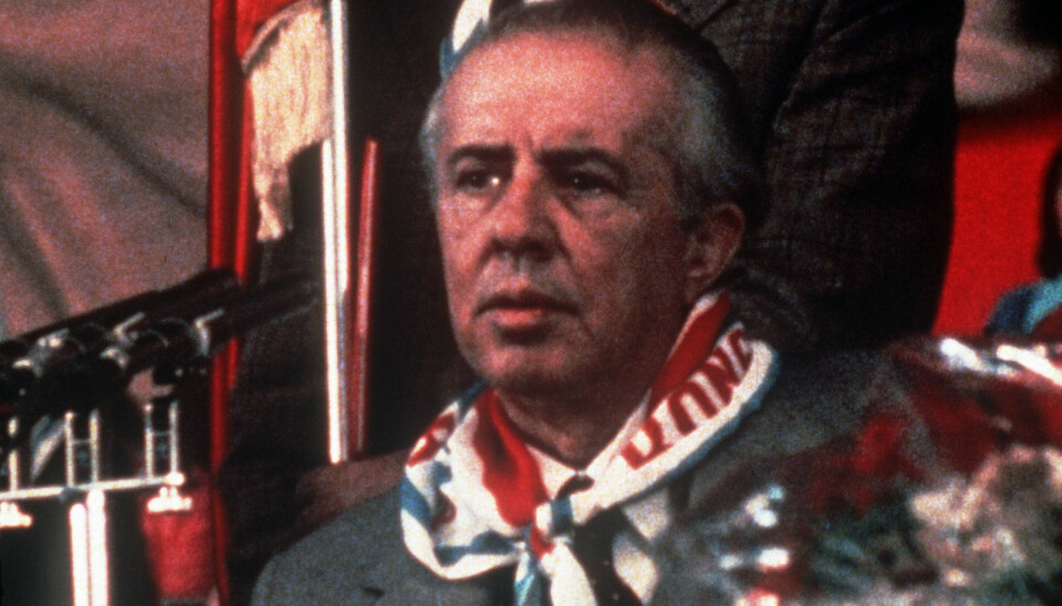 Enver Hoxha var mannen som styrte Albania i flere tiår.