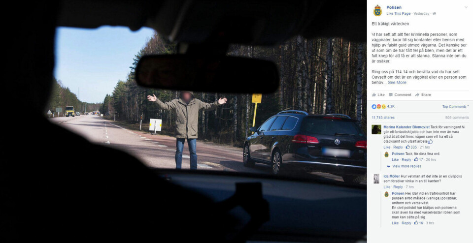 Politiet advarer: - Det er et usselt knep for å få dere til å stanse