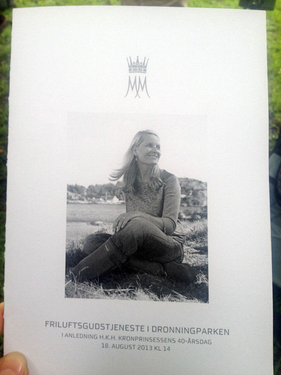 - Det er heldigvis ikke før i morgen!