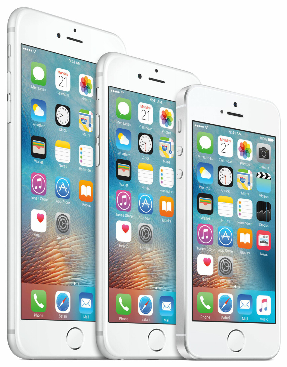 FRA STOR TIL LITEN: Apple har tatt livet av iPhone 5S, men lanserer samtidig iPhone SE. Dermed har forbrukere som ønsker en mindre mobil med fire tommers skjerm et reelt alternativ, men direkte billig er den ikke.