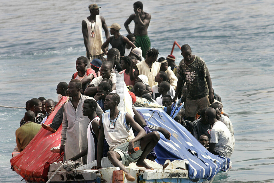 Her ankommer 104 av de over 31.000 illegale migrantene som strømmet til de spanske Kanariøyene i 2006 fra forskjellige vestafrikanske land.