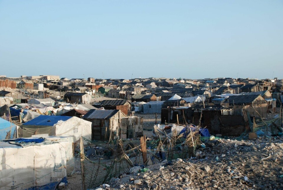 Fra slumområdene i Nouadhibou.