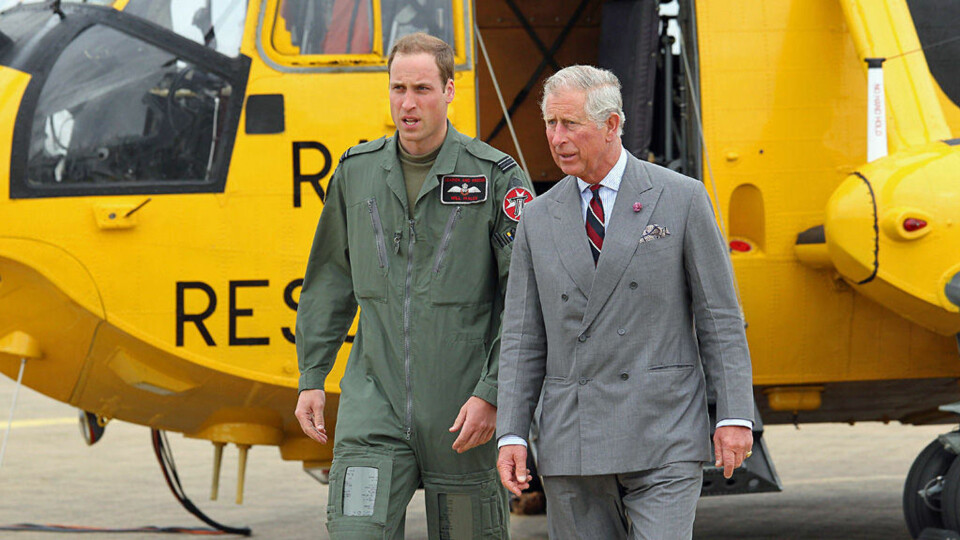 Prins William slutter som helikopterpilot