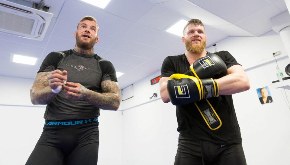 KLAR TIL STRID: Kenneth Bergh (t.v.) og Emil Weber Meek. Foto: Paul Weaver.