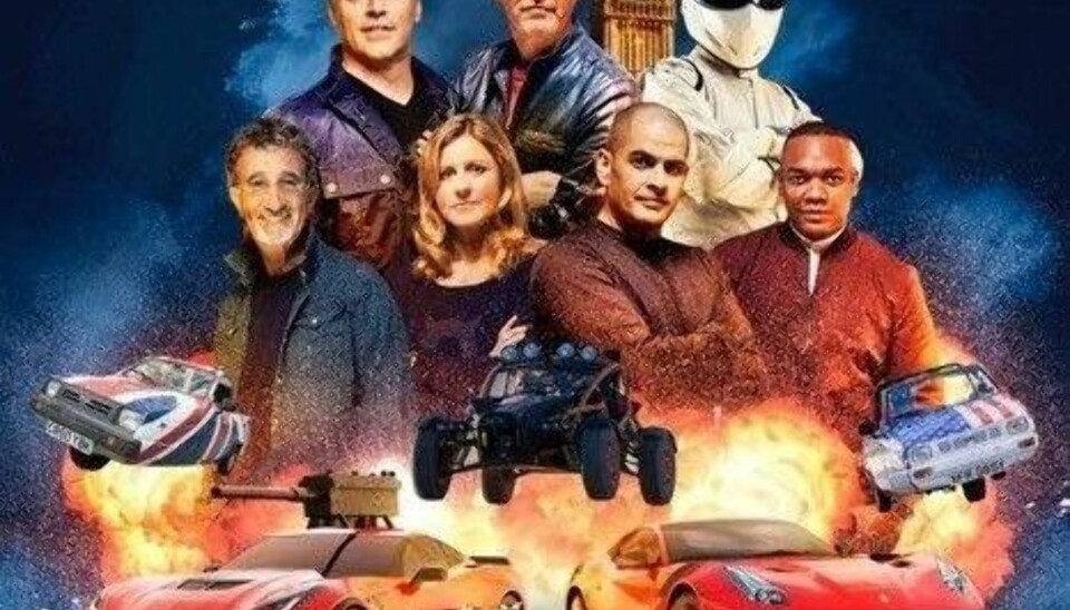 Nye «Top Gear»-programlederne. Fra øverst til venstre: Matt LeBlanc, Chris Evans, The Stig, Eddie Jordan, Sabine Schmitz, Chris Harris og Rory Reid.