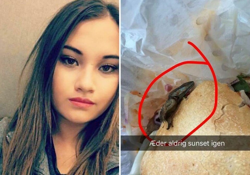 Hennie åpnet hamburgerpapiret - og fant dette