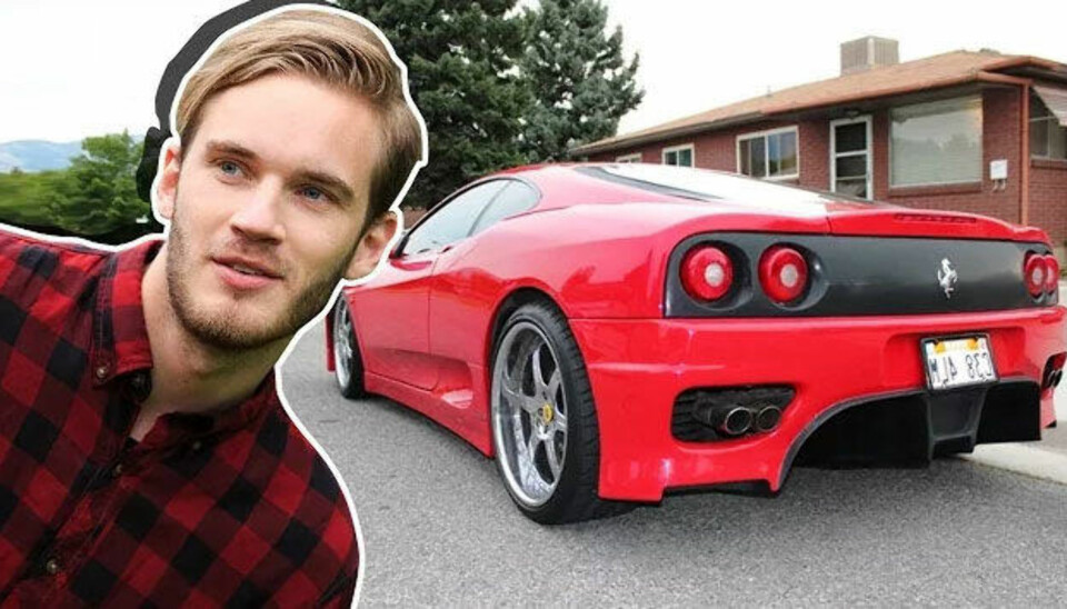PENGER: PieDiePie øker inntjeningen, og på 12 måneder hanket han inn godt over 300 millioner, på vlogg, bok og reklame.