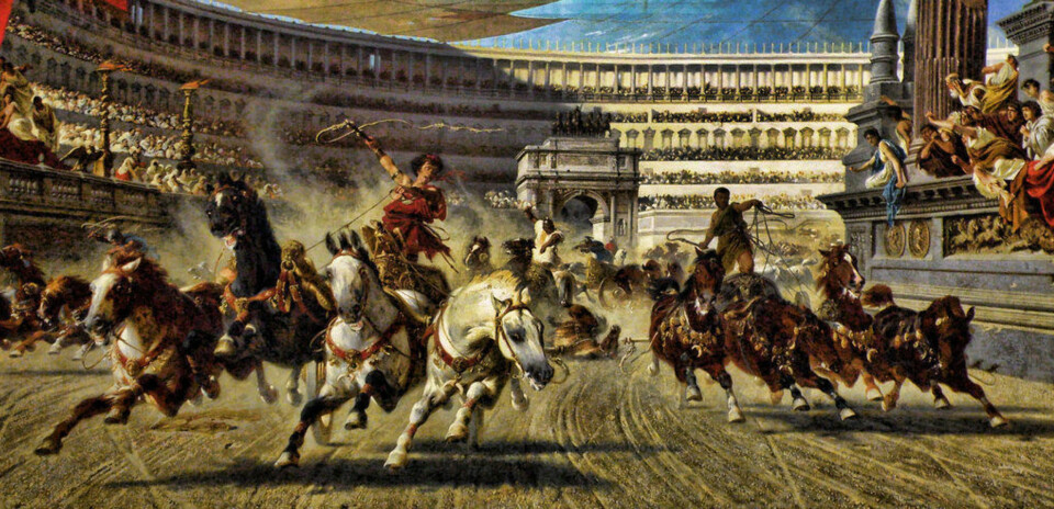 Hesteveddeløp var Romas formel 1: På liv og
død i Circus Maximus