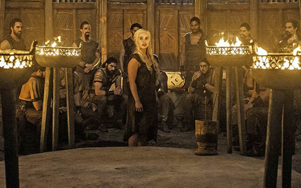Daenarys «Khaleesi» Targaryen i en av de heftigste scenene i Game of Thrones denne sesongen.